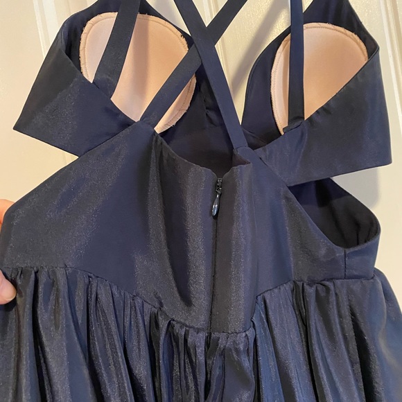 Prom/evening formal gown, navy - Picture 4 of 8